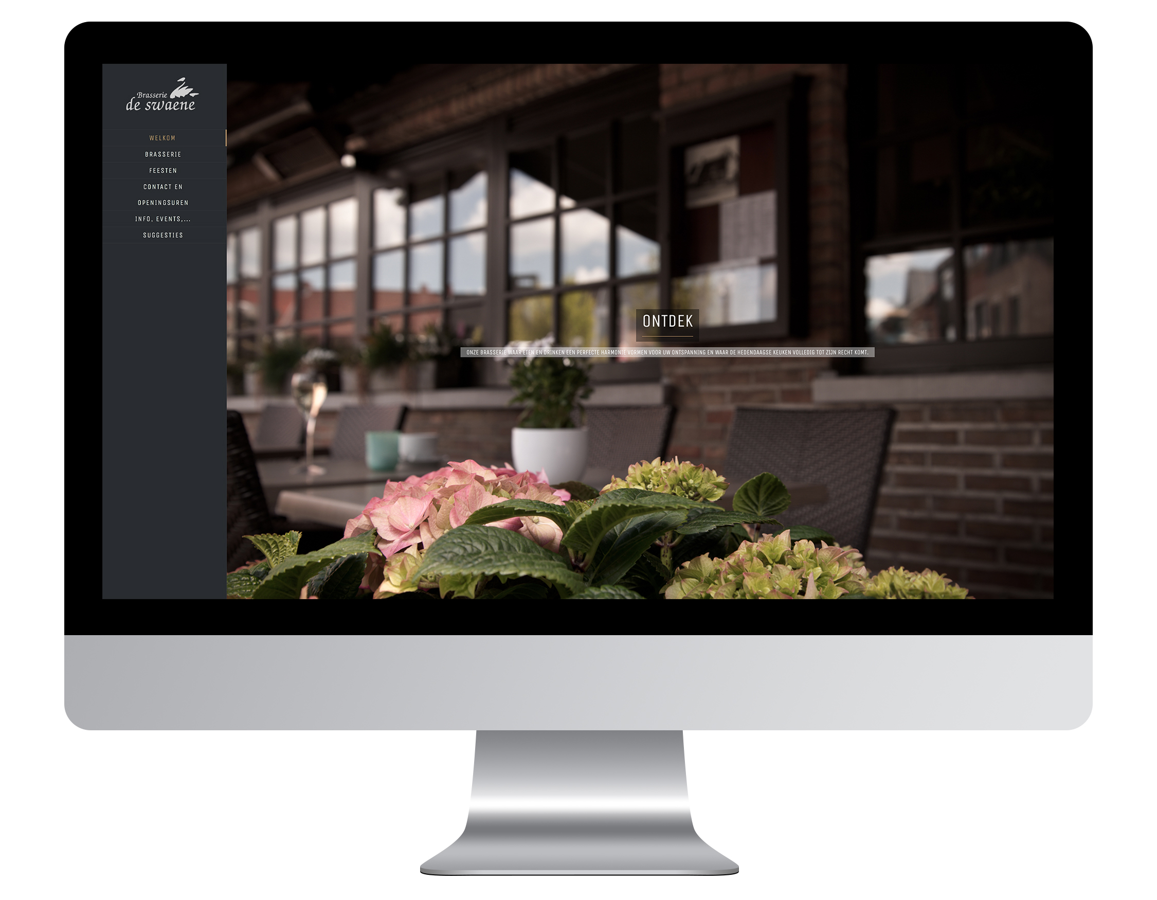 Website brasserie De Swaene – Knesselare