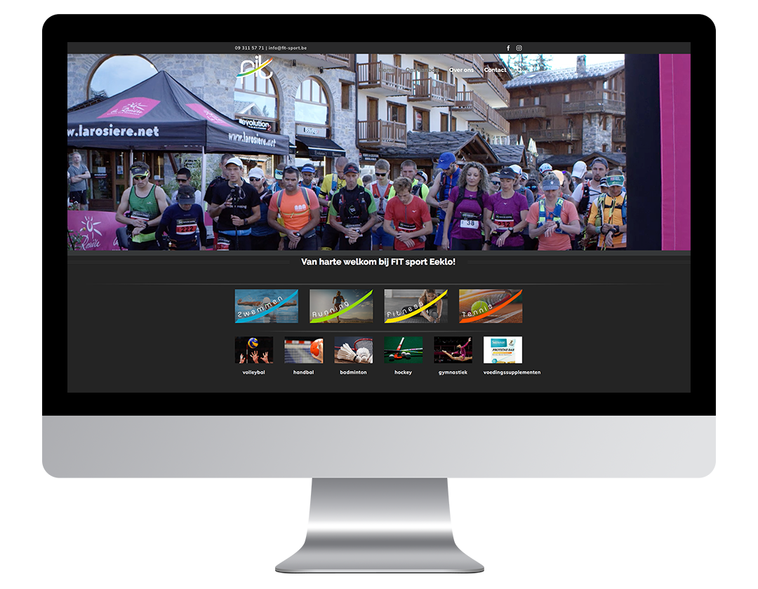 Website voor Fit-Sport Eeklo